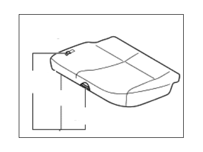 Kia 891004D135AGV Cushion Assembly-3RD Seat