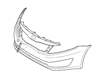 Kia 865112T000 Front Bumper Cover