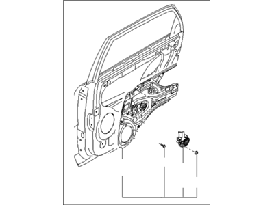 2007 Kia Sportage Window Regulator - 834011F010