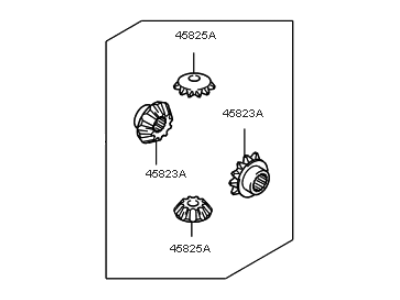 Kia 4583739055 Gear Set-Differential