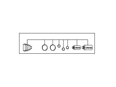 Kia 495941F200 Boot Set-Out Joint