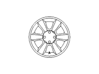 2011 Kia Rio Wheel Cover - 529601G505