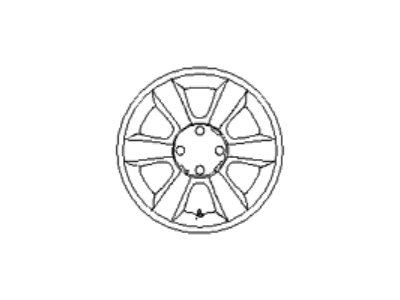 Kia 529601G500 Wheel Hub Cap Assembly