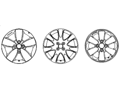 Kia 529101G615 Wheel Assembly-Aluminum