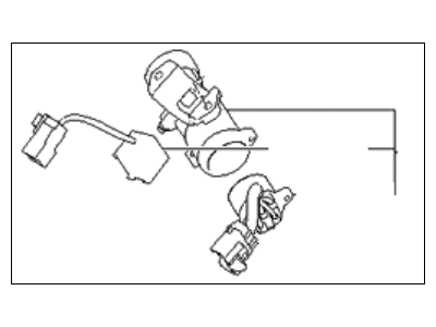 Kia 819101D010 Ignition Lock Cylinder