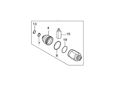 2018 Kia Sorento CV Joint - 49582C5250