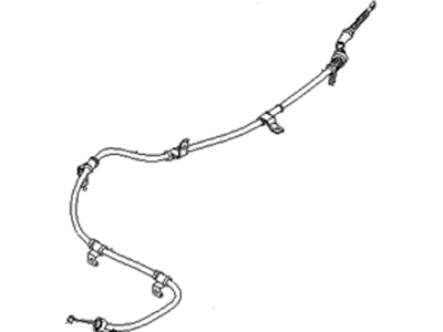 2010 Kia Borrego Parking Brake Cable - 597702J000