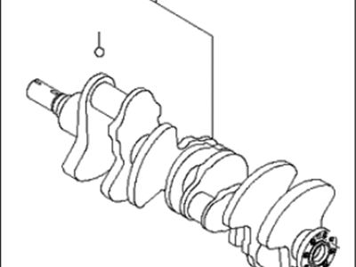 2009 Kia Sedona Crankshaft - 231103C720A