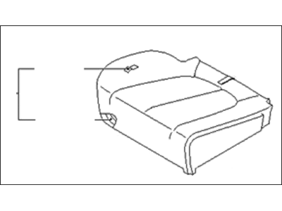 Kia 892001D310461 Cushion Assembly-Rear Seat