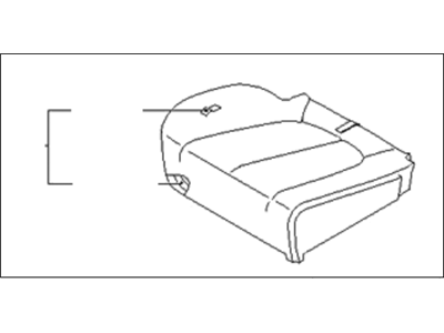 Kia 892001D051462 Cushion Assembly-Rear 2ND