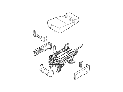 Kia 89101A9010DL1 Cushion Assembly-2ND Seat