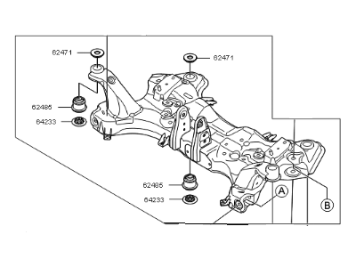 Kia Front Cross-Member - 62405E4040