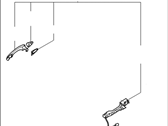 Kia 826603R020SWP HANDLE ASSEMBLY-FRONT DOOR OUTSIDE