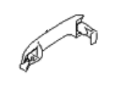 Kia 826612J700IM HANDLE ASSEMBLY-DOOR OUTSIDE