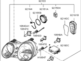 Kia 921013F520 LAMP ASSEMBLY-HEAD,LH