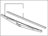 Kia 988502F000 BLADE ASSEMBLY-REAR WINDOW
