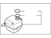Kia Sportage Coolant Reservoir - 254302S000 Radiator Coolant Overflow Reservoir Bottle