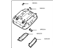 Kia 92800A9200DAA Lamp Assembly-Overhead Console