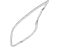 Kia 0K30A58760C Weatherstrip-Front Door,RH