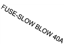 Kia 918404A000 Fuse-Slow Blow