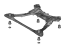 Kia 62405CW051 CROSSMEMBER COMPL