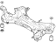 Kia 624053W600 CROSSMEMBER Complete-Front