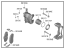 Kia 58130AO000 BRAKE ASSY-FR,RH