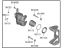 Kia 58180CVA20CWA CALIPER KIT-BRAKE,LH Kia 58180CVA20CWA CALIPER KIT-BRAKE,LH
