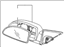 Kia 876103F640 Outside Rear View Mirror Assembly, Left