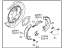 Kia 582503F000 Packing Rear Brake Assembly, Left Kia 582503F000 Packing Rear Brake Assembly, Left