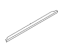 Kia 0K01973810 WEATHERSTRIP-Glass,Out,LH