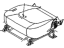 Kia 881602F000275 Front Cushion Covering, Left