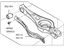 Kia 55220F6300 Arm Complete-Rear Lower