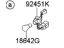 Kia 924514U100 Holder & Wiring Assembly