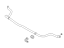 Kia 548102J100 Bar Assembly-Front Stabilizer