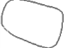 Kia 876111G100 Outside Rear View Mirror & Holder Assembly Left Kia 876111G100 Outside Rear View Mirror & Holder Assembly Left