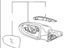 Kia 876203W510 Outside Rear View Mirror Assembly, Right