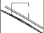 Kia 983601F000 Passeger Windshield Wiper Blade Assembly