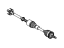 Kia 495003F800 Drive Shaft Assembly Left Hand