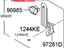 Kia 972802T001 Sensor-External