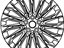 Kia 529103T670 Aluminum Wheel Assembly