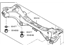 Kia 554054C000 Crossmember-Rear