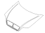 Kia 0K52Y52310 Hood Assembly