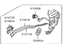 Kia 813102T530 Front Door Latch & Actuator Assembly, Left