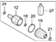 Kia 49535A7560 Joint Kit-Front Axle Differential