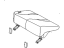 Kia 892001F0001BK Cushion Assembly-Rear Seat