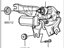 Kia 987002J100 Rear Wiper Motor & Linkage Assembly