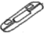 Kia 872742P000 Pad-Roof Rack Front LH