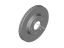 Kia 51712AA000 DISC-FRONT WHEEL BRA