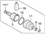 Kia 49536G5000 Joint Kit-Front Axle Differential